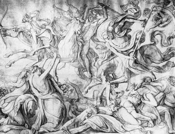 CORNELIUS, Peter The Riders of the Apocalypse china oil painting image